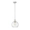 Z-Lite Margo 1 Light Pendant, Brushed Nickel And Clear Seedy 7501P10-BN - alternate 4